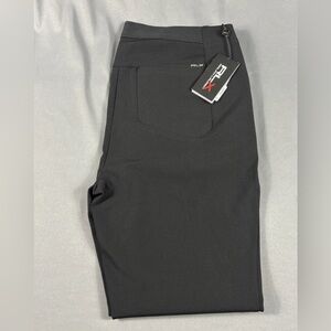 RLX Ralph Lauren Womens Golf Pants 12 Black Nylon Spandex